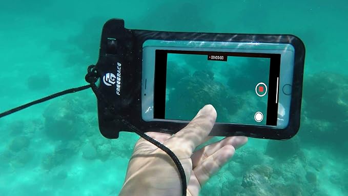 Waterproof Pouches with Waist Strap / Pouch Case Bundle Set- Keep Your Phone & Valuables Dry and Safe - Waterproof Dry Bags for Boating Swimming Snorkeling Kayaking Beach Water Parks Pool