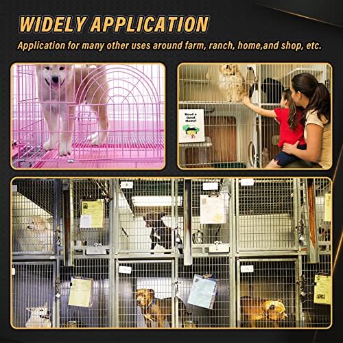 900pcs Rabbit Chicken Wire Cage Clips with Fence Pliers Hog Rings Snap-Ring Pliers Wire Clamp Tool Fasten Clips Buckle Pliers for Building Installation Wire Cage Pet Bird Quail