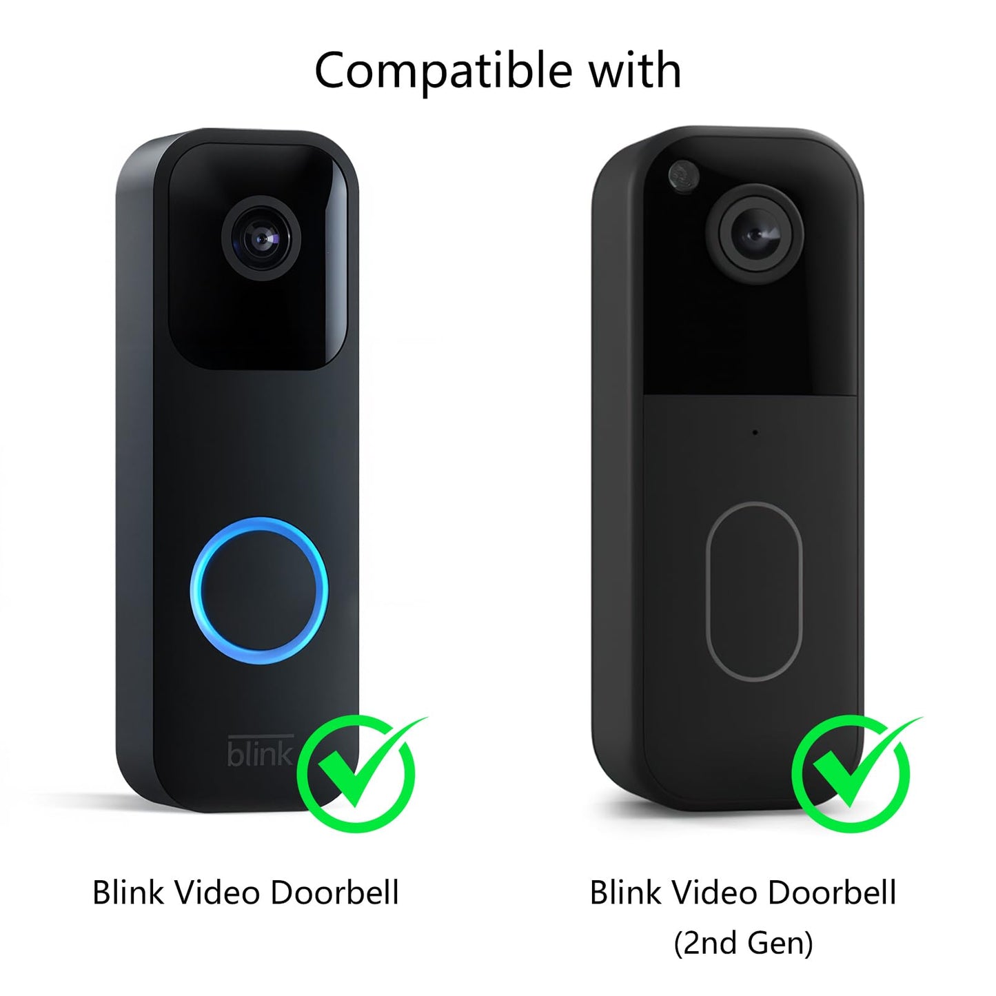 Satisure Wireless Doorbell Chime Video Doorbell Extender - Compatible with Blink Video Doorbell and Blink Video Doorbell (2nd Gen) (1 Video Doorbell Extender 1 Receiver)