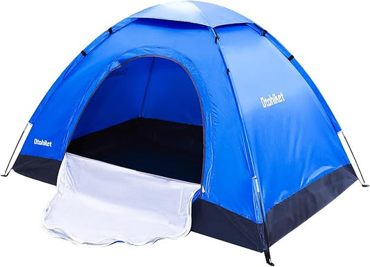 Backpacking Camping Tent Lightweight Portable Waterproof with Carrying Bag for Outdoor Summer Beach