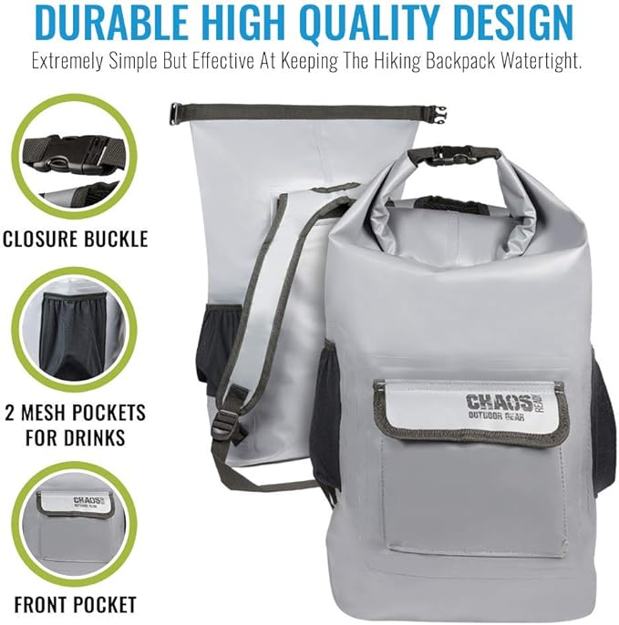 Waterproof Dry Bag Backpack | Marine Dry Bag For Kayaking, Fishing