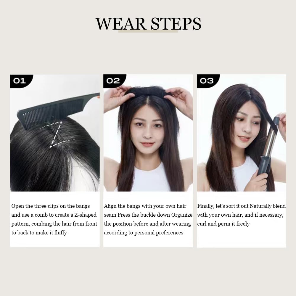 Aimeolyn Hair Toppers for Women Real Human Hair, for Women No Bangs Top Hair Extensions Pieces for Thinning Upgrade Lace Base Premium Remy Toppers P4/10
