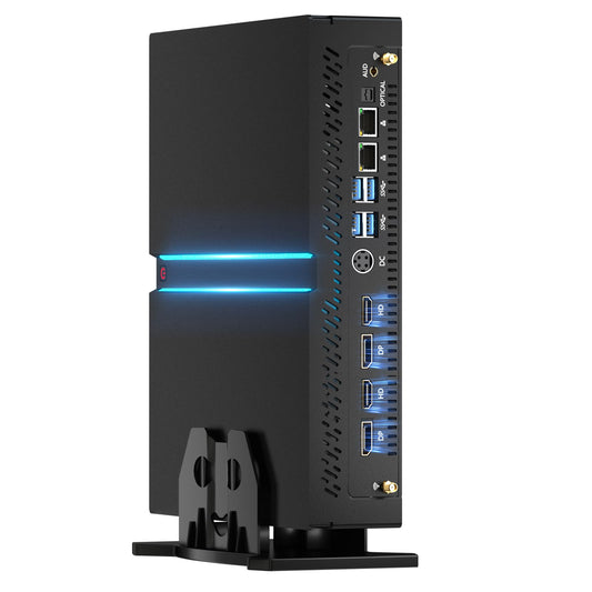 Kinupute Mini Gaming PC, Small Desktop Computer Core i9-12900F Upto 5.1GHz, Win-11 Pro, 64G DDR5| 2T PCIE4.0 SSD, GeForce RTX3060 12G, Dual LAN, Four Display, 8K Output, WiFi6E/BT5.3 for Video Editing