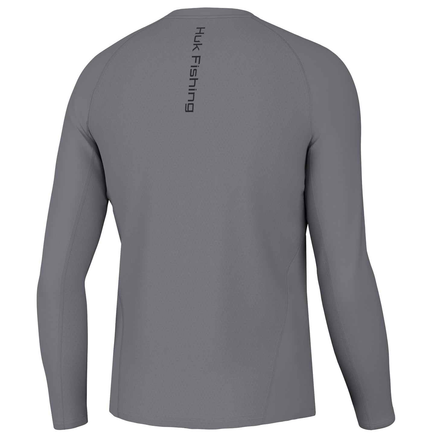 HUK Men's Standard Icon X Crew, Long-Sleeve Performance Fishing Shirt, Night Owl