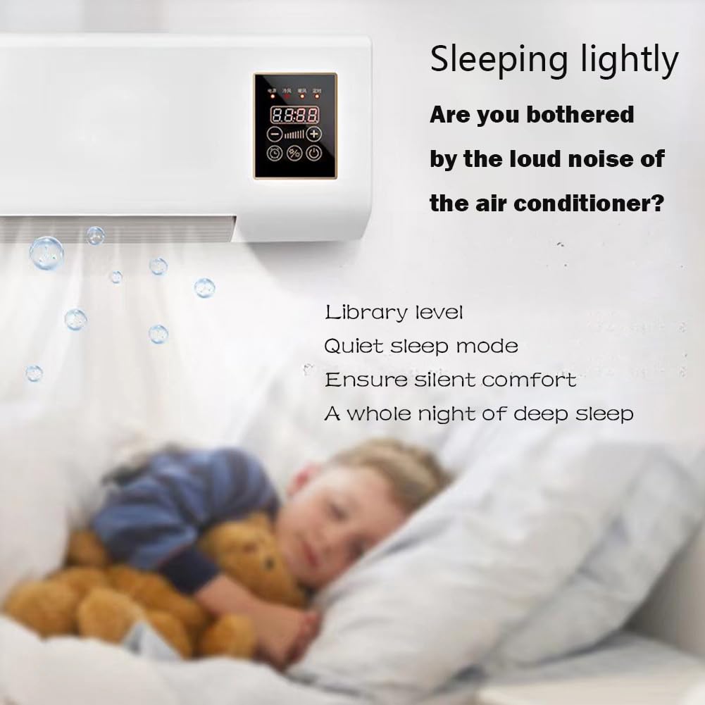 Air Conditioner Pro, Portable Air Conditioner, Mini Wall Mount AC Unit for Home Office Bedroom (A)