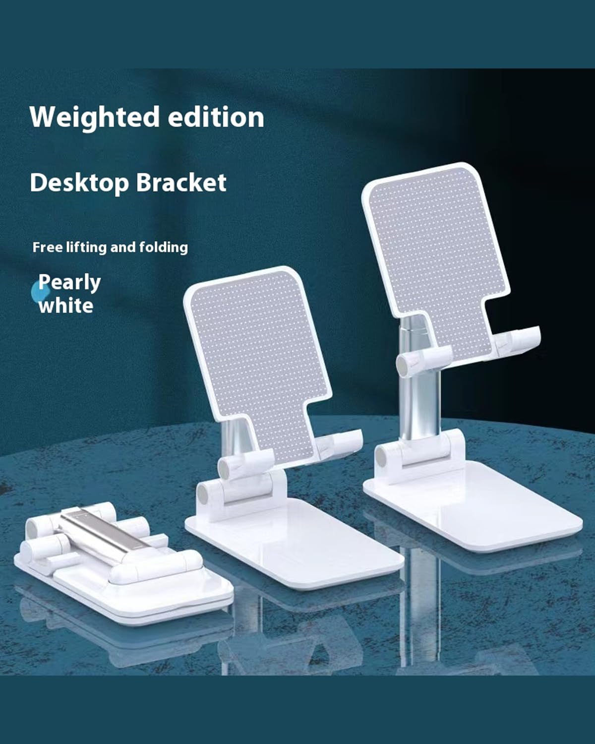 Custom 100/150/200 pack Folding Cell Phone Stand, Fully Adjustable Foldable Desktop Phone Holder,Full Color Print – Ideal for Promotional items, Business Gifts, Trade Show Swag, Employee Gifts