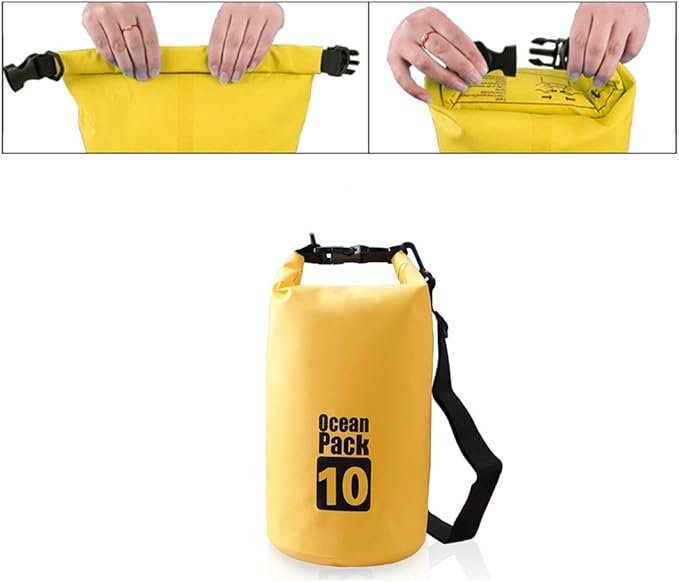 Dry Sack/Floating Waterproof Bag 2L/5L/10L/20L/30L for Boating, Kayaking, Hiking, Snowboarding, Camping, Rafting, Fishing and Backpacking