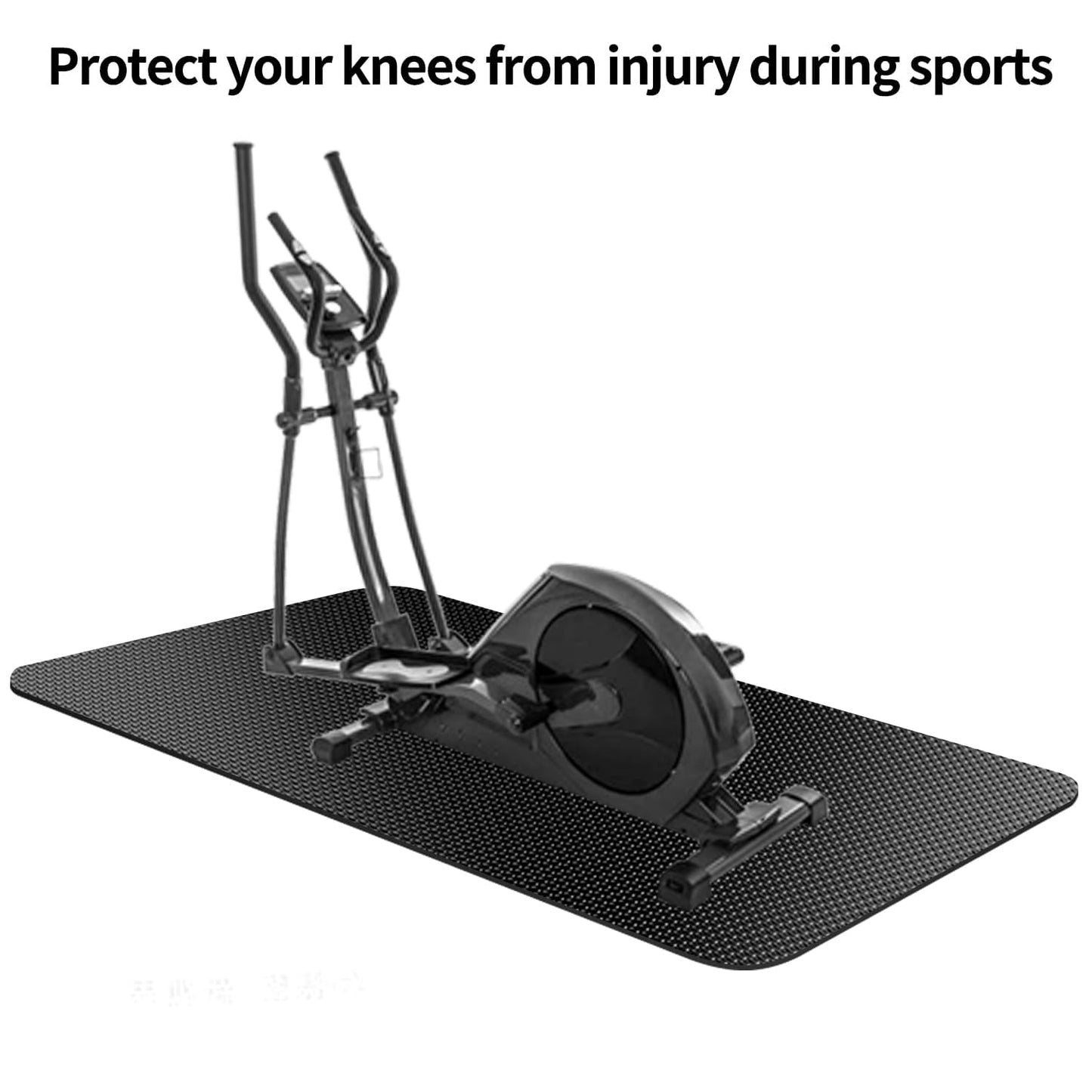 Exercise Equipment Mat,Treadmill Mat, Exercise Bike Trainer Mat, Fitness Home Gym Mat, Elliptical Mat,Spin Bike Mat,Small And Large Exercise Mat,Workout Pads For Floor,Workout Matt For home Gym Carpet