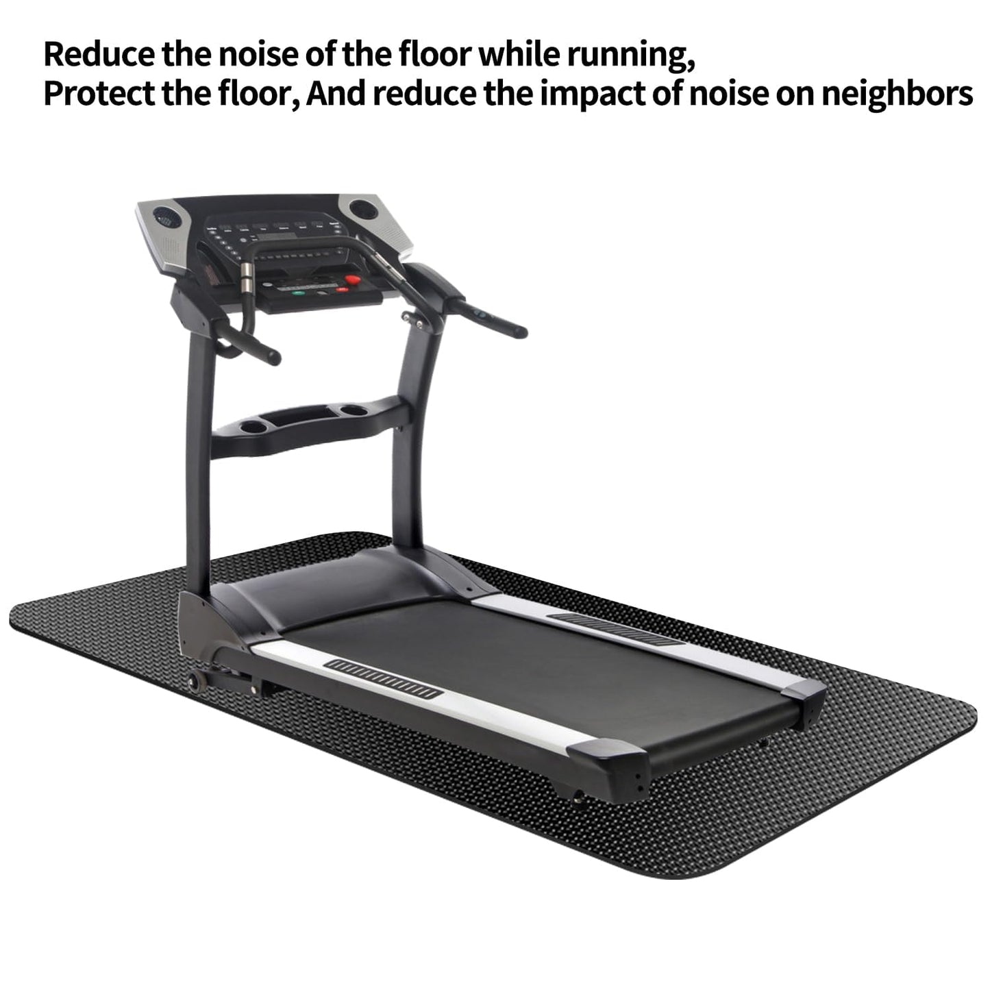 Exercise Equipment Mat,Treadmill Mat, Exercise Bike Trainer Mat, Fitness Home Gym Mat, Elliptical Mat,Spin Bike Mat,Small And Large Exercise Mat,Workout Pads For Floor,Workout Matt For home Gym Carpet