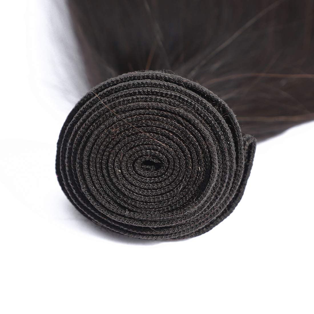 ANGIE QUEEN Peruvian Virgin Hair Straight Hair 3 Bundles Weaves 100% Unprocessed Human Hair Extentions Wefts Nature Black Color (20 22 24)