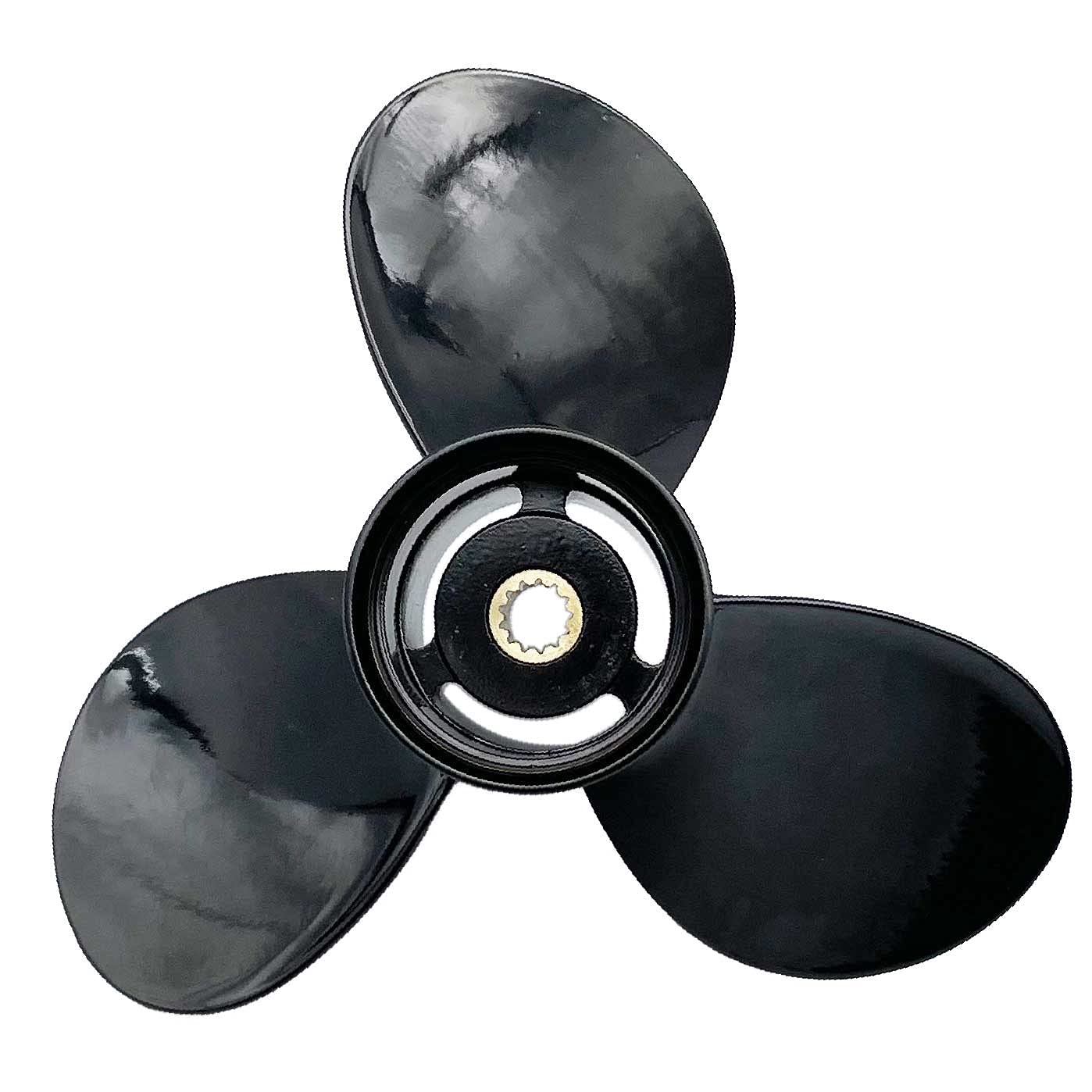 Aluminum Outboard Cupped Propeller Boat Prop 9 1/4X10 Compatible for BRP,Johnson,EVINRUDE 8-15HP