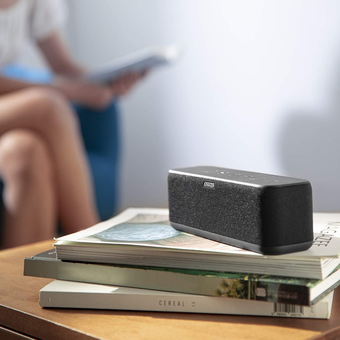 Anker Upgraded Soundcore Boost Bluetooth Speaker with Well-Balanced Sound, BassUp, 12H Playtime, USB-C, IPX7 Waterproof, Wireless Customizable EQ via App, Stereo Pairing, Portable Speaker for Music