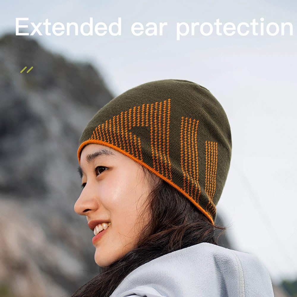 AONIJIE Merino Wool Cuff Beanie Winter Hat for Women Men Soft Knit Beanie Hat for Cold Weather (A#Night Blue,One Size)