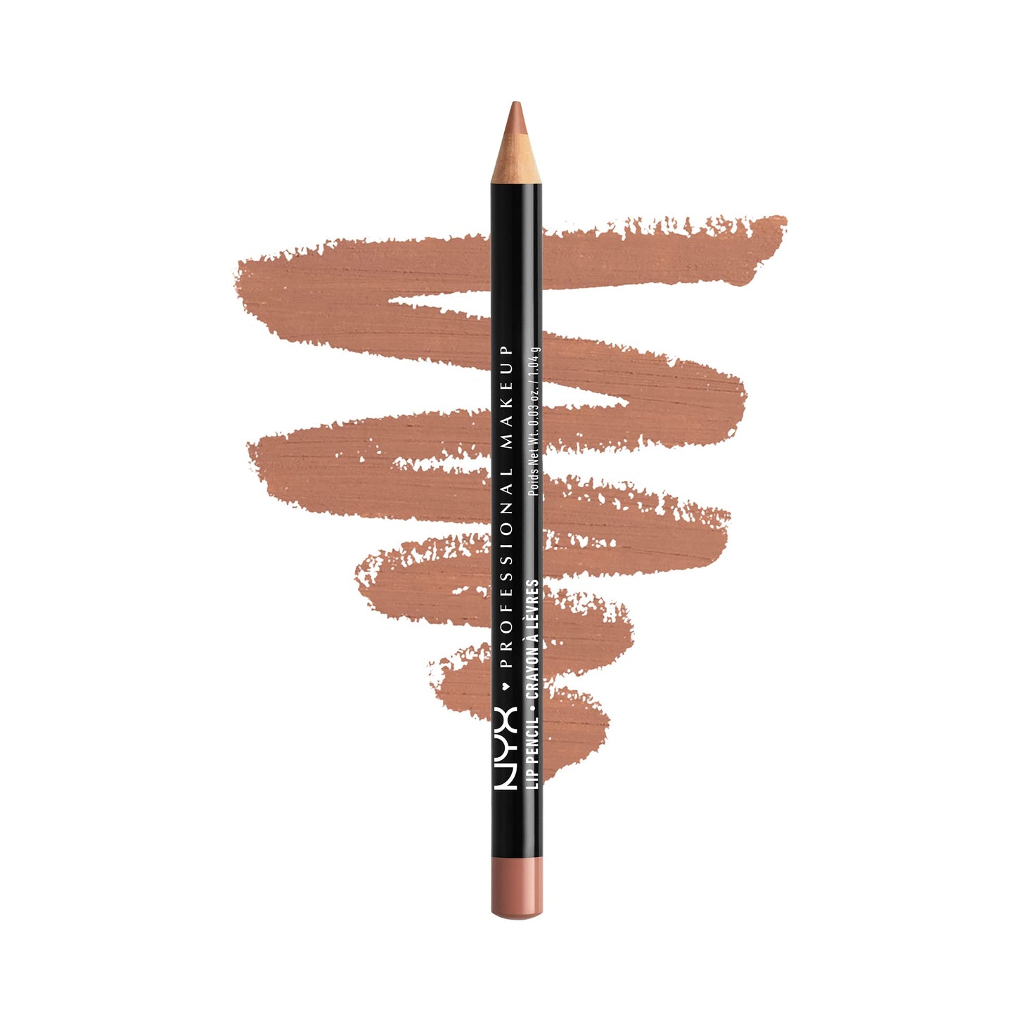 NYX PROFESSIONAL MAKEUP Slim Lip Pencil Creamy Lip Liner Nude Pink & Natural