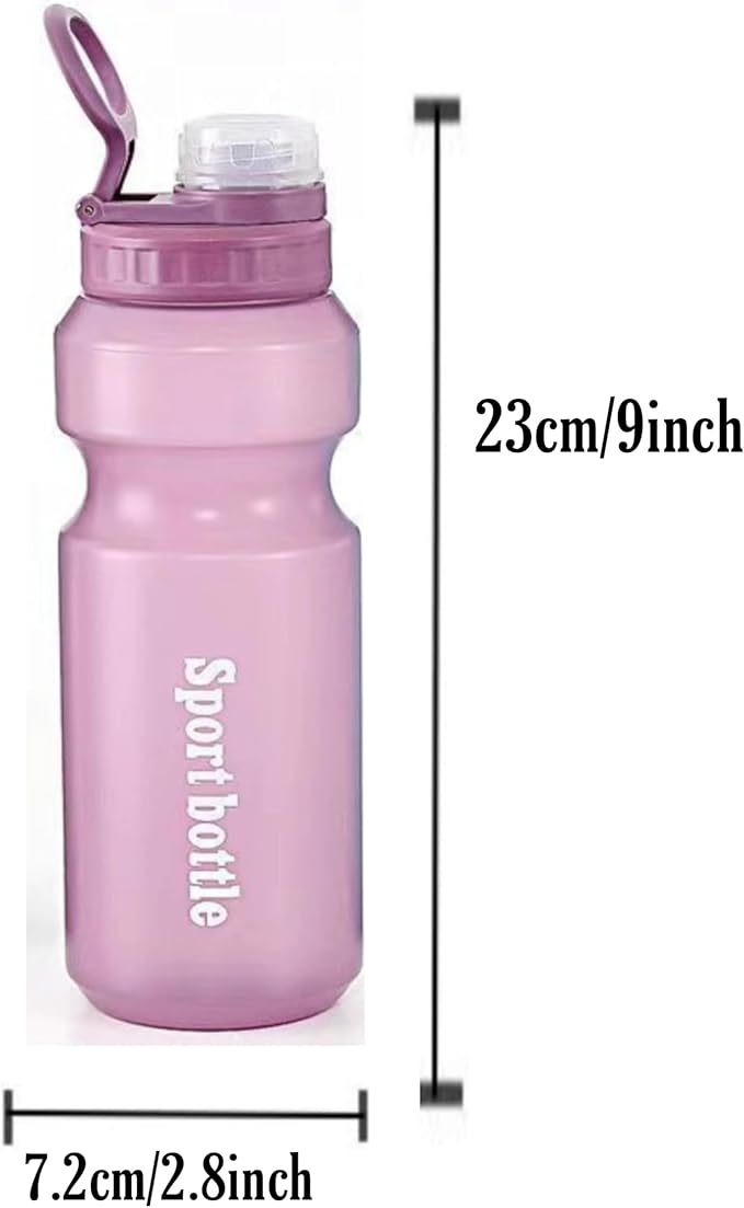 Sports Water Bottle, Plastic Water Bottle,BPA-Free,Leak-Proof, Reusable Water Bottle for School, Outdoor,Gym, Running, Hiking (Blue (26 OZ))