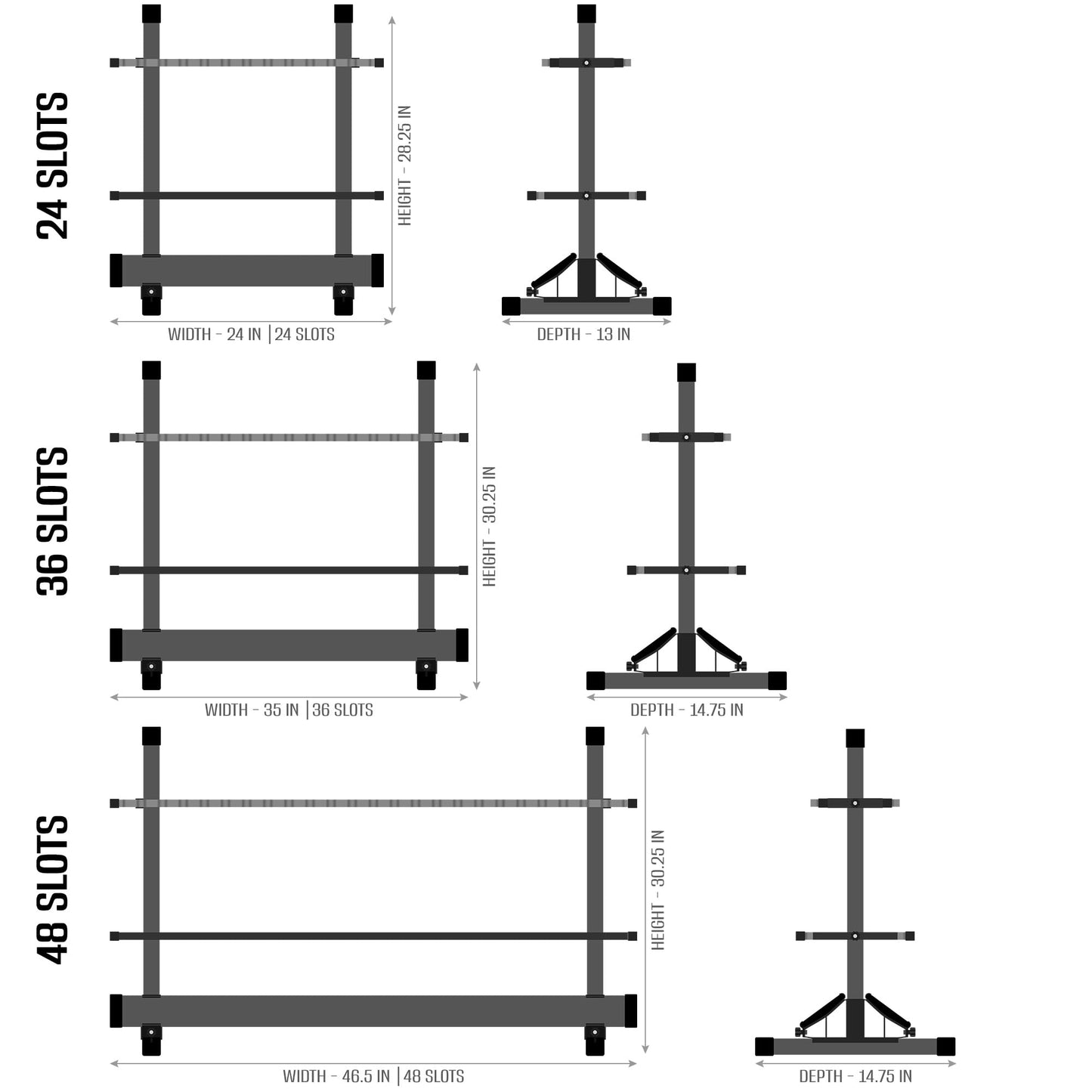 Savior Equipment Fishing Rod Rack Holder Organizer, Lightweight Aluminum Vertical Fish Pole Garage Storage Ground Display Stand, Hold Up to 24 Slots Fresh Salt Water Spinning Rods & Reel Combo, Blue