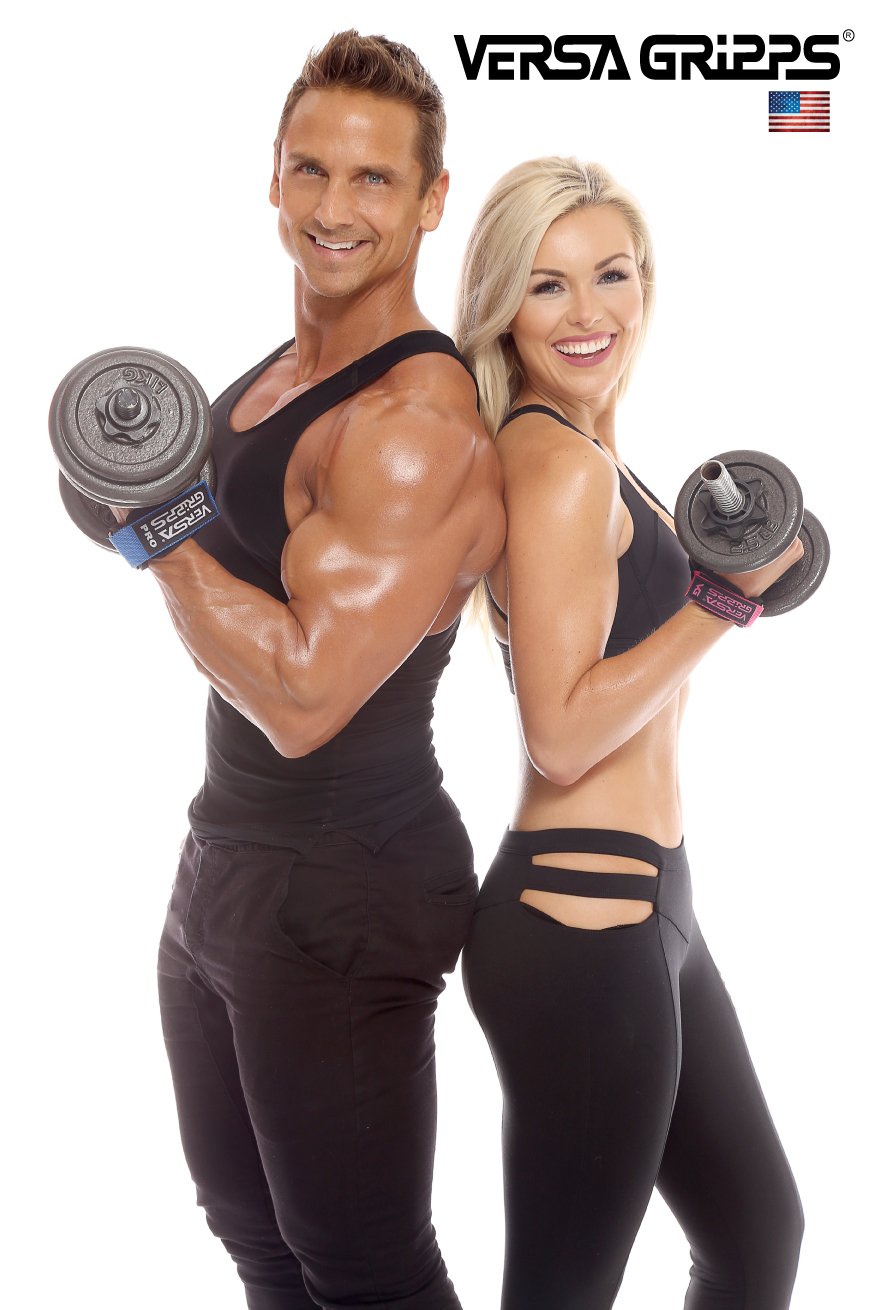 Versa Gripps® Pro, Made in the USA, Wrist Straps for Weightlifting Alternative, the Best Training Accessory, XS, Camo