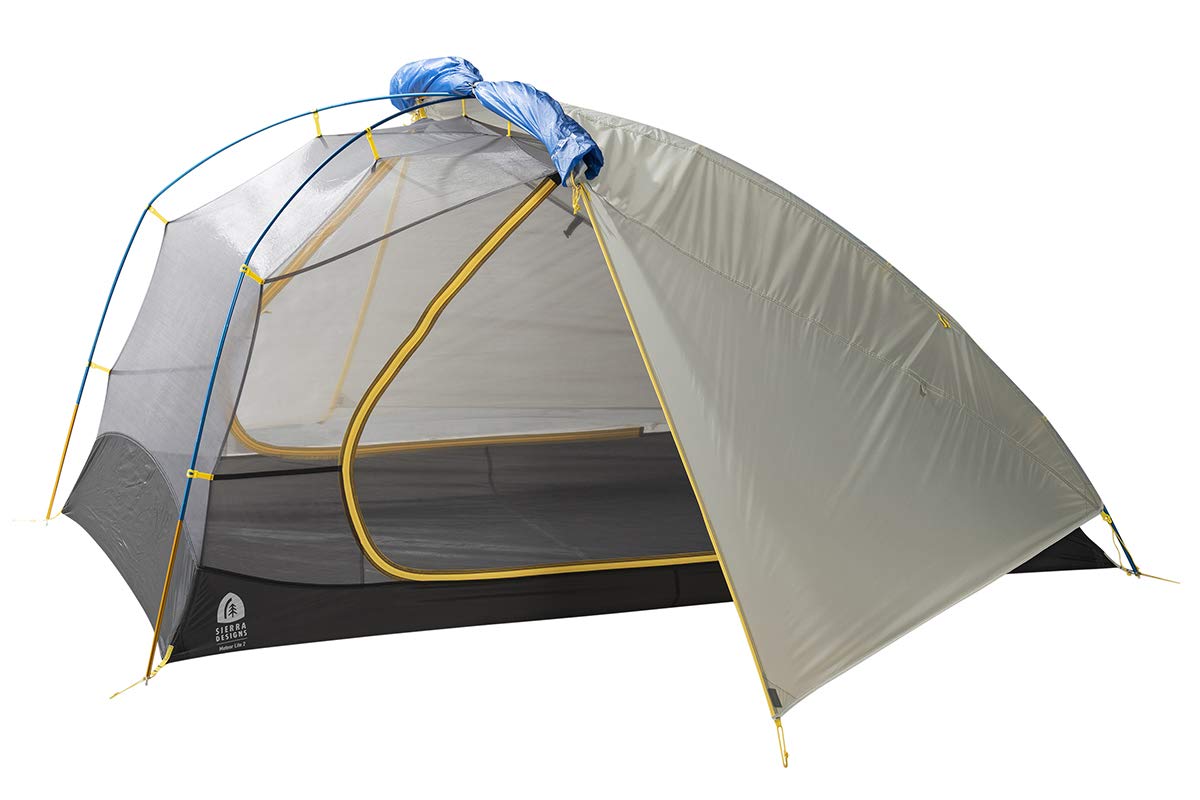 Sierra Designs Meteor Lite, Freestanding Lightweight Backpacking & Camping Tent with 2 Doors/Vestibules, Stargazer Rain Fly, Aluminum Poles (2-Person)