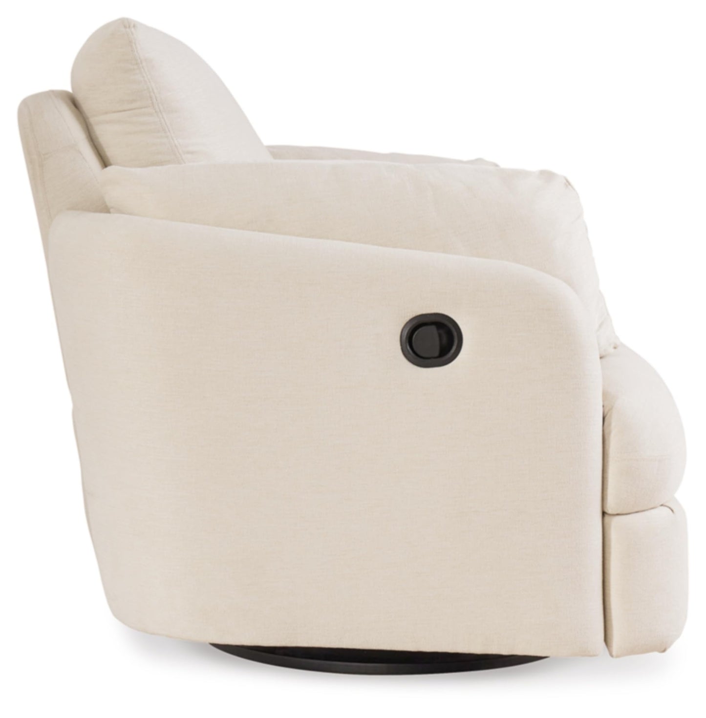 Signature Design by Ashley Modmax Coastal Press-Back Swivel Glider Rocker Recliner with Machine Washable Cover, Hidden Storage Compartments and 2 Bolster Pillows, Beige