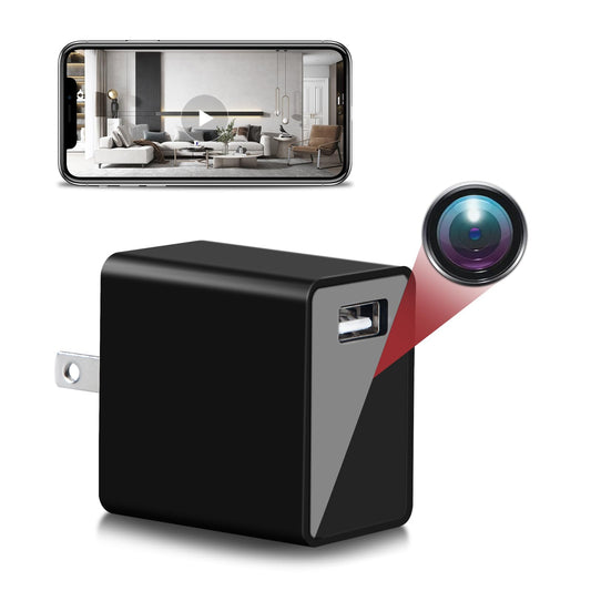 TQGX Hidden Camera Charger Full 1080P HD Wireless Spy Camera Hidden Nanny Cam Mini USB Charger with Motion Detection, Hidden Cameras for Home Security, Office, Baby, Pets, Elderly Parents