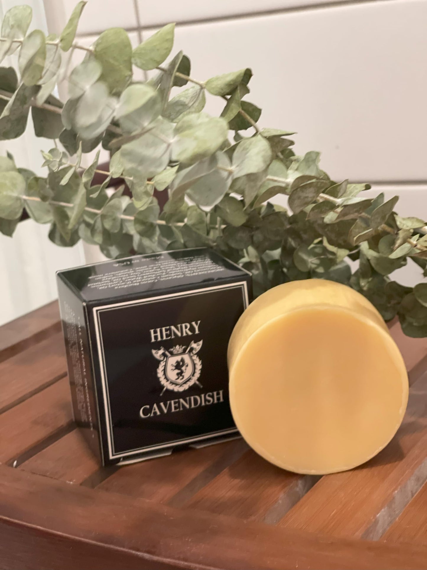 Henry Cavendish Himalaya Shaving Soap with Shea Butter & Coconut Oil. Long Lasting 3.8 oz Puck Refill. Mens Shave Soap. All Natural. Rich Lather, Smooth Comfortable Shave. For Ladies and Gentlemen.
