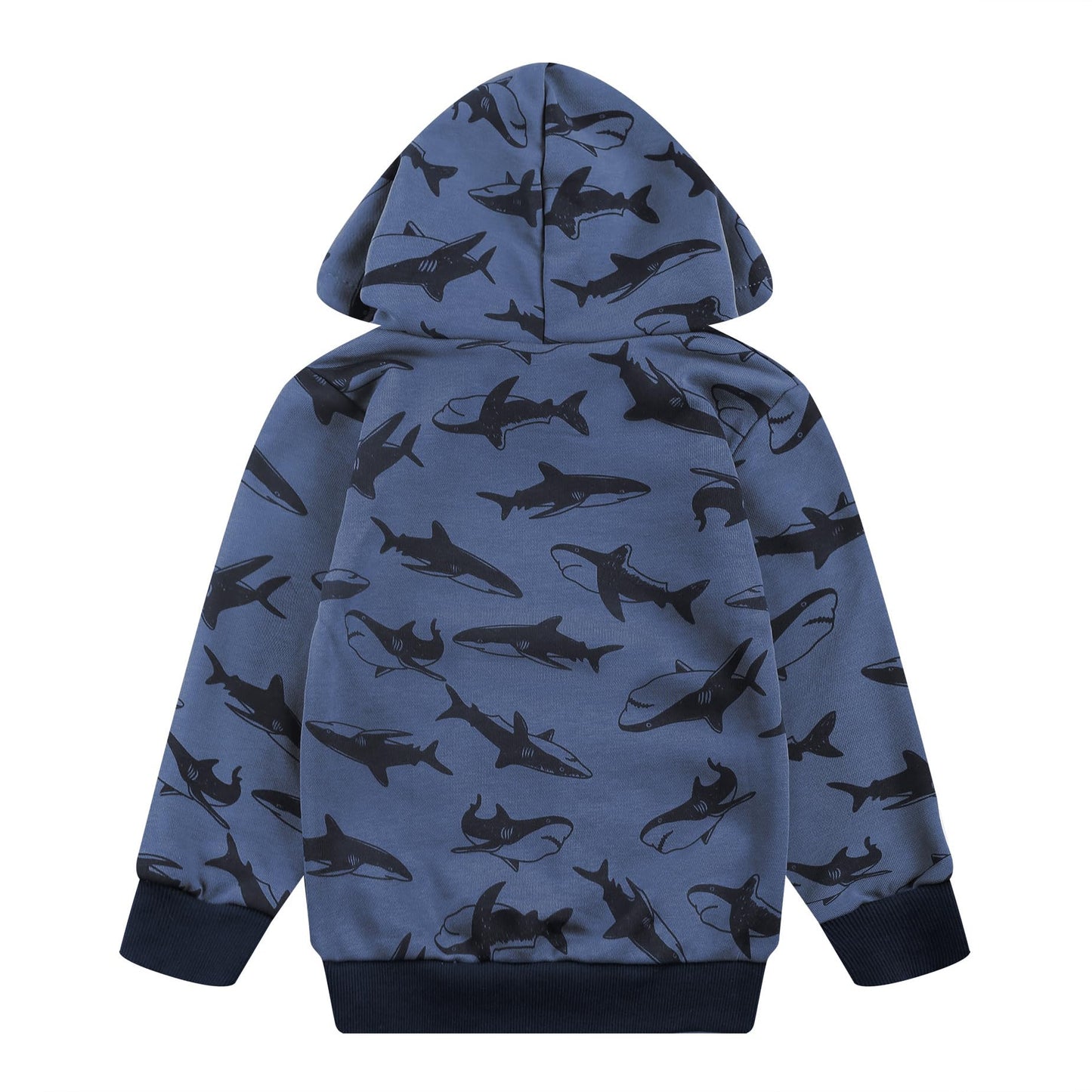 Akyzic Baby Boys Shark Hoodie Sweatshirt Toddler Long Sleeve Cotton Pullover Shirts Kids Winter Warm Sweater Tops shark-8222-6T