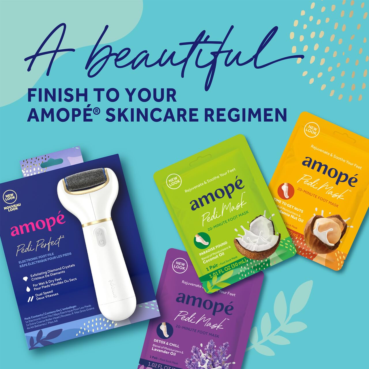 Amope Radiant Glowing Skin Leg & Foot Daily Hydrating Serum, 3.5 FL OZ, Body Lotion, Feet Cream, Moisturizer, Nourishing Complex of Collagen - Shea Butter - Vitamin E