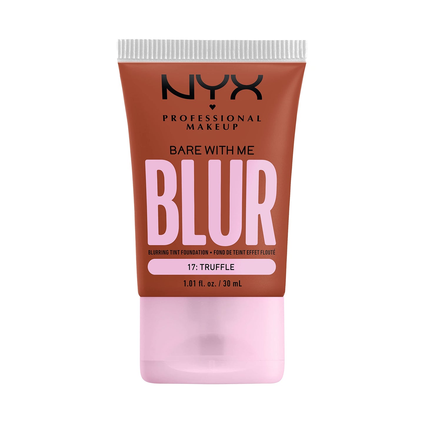 NYX PROFESSIONAL MAKEUP Bare With Me Blur Skin Tint Foundation Make Up with Matcha, Glycerin & Niacinamide - Truffle