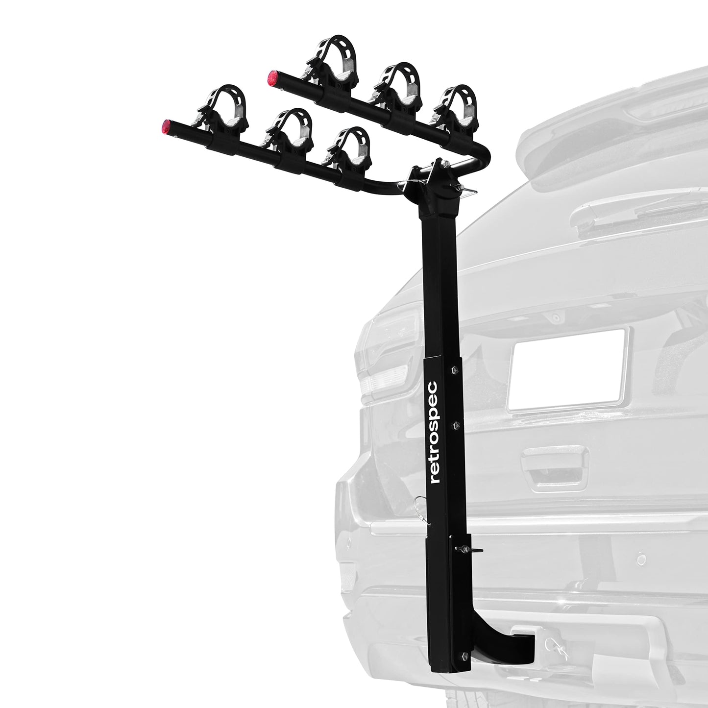 Retrospec Lenox 2-5 Bike Hitch Rack + Top Tube Adapter