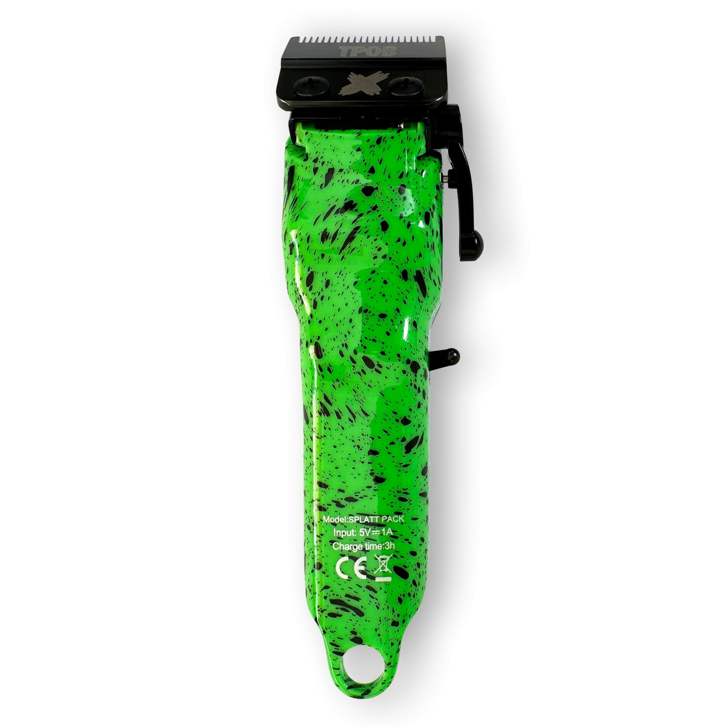 TPOB Slime 2 Professional Hair Clippers Collection (Green with Splatts and XO Blade)