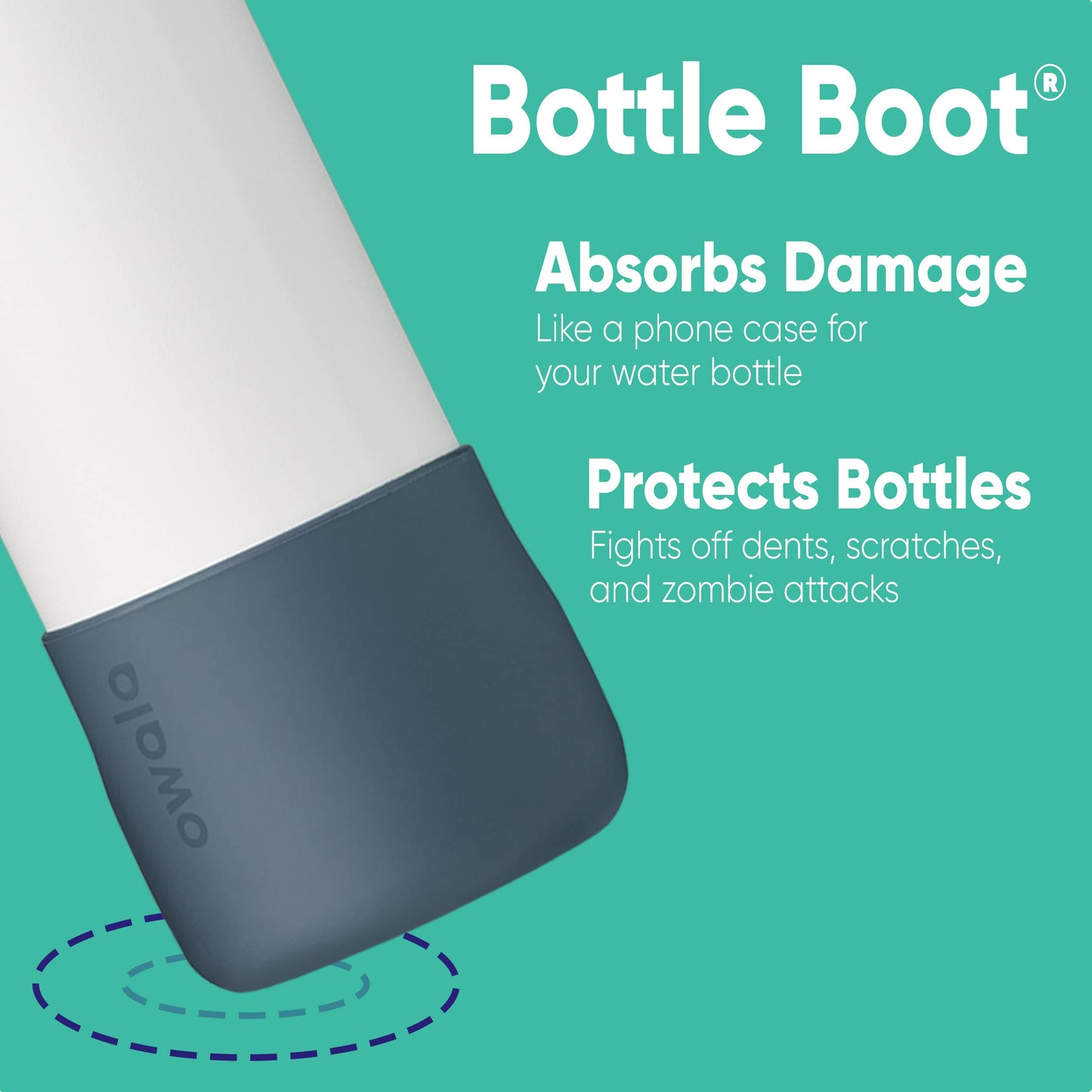 Owala Silicone Water Bottle Boot & 2-in-1 Water Bottle Brush Cleaner and Water Bottle Straw Cleaner Brush & FreeSip Insulated Stainless Steel Water Bottle