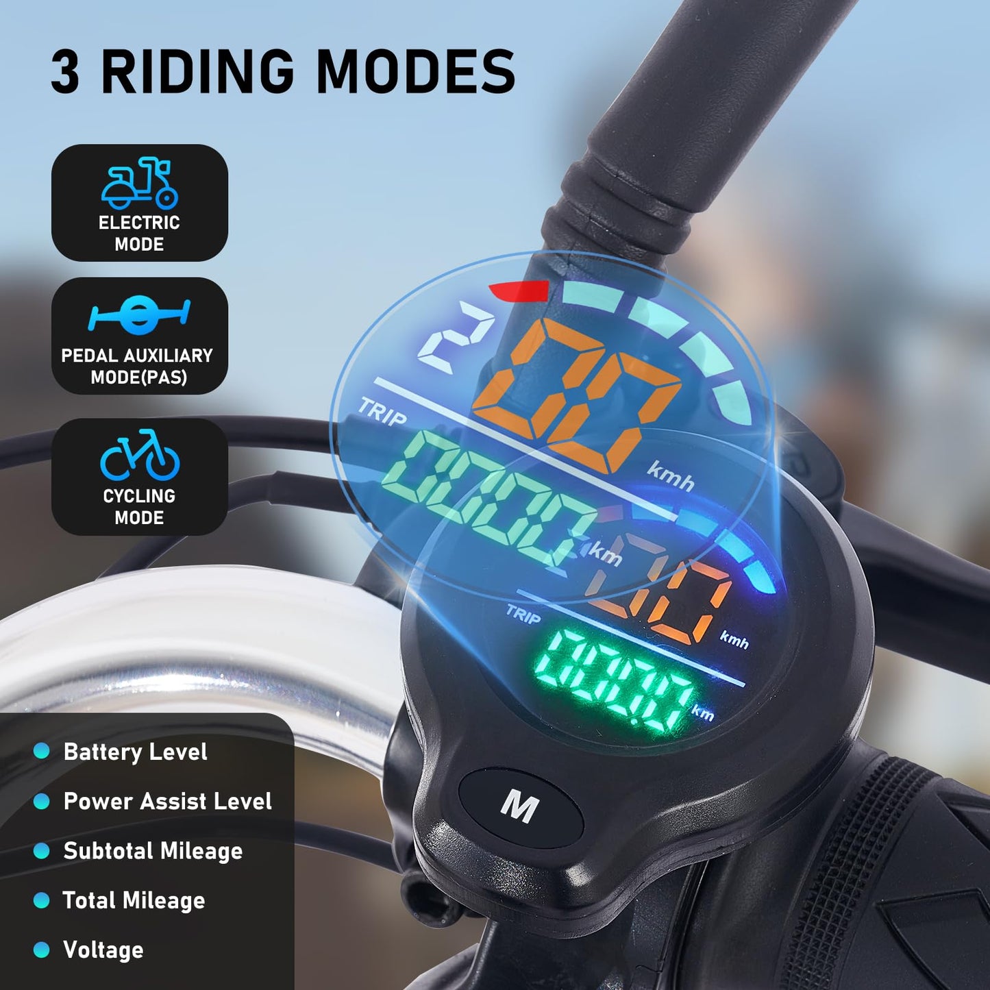 Electric Tricycle for Adults Foldable, 350W(Peak 500W) Folding Electric Trike, 3 Wheel Bikes for Adults with 480Wh Removable Battery, Trike Ebike with 2 Seats and Large Basket for Seniors Women Black