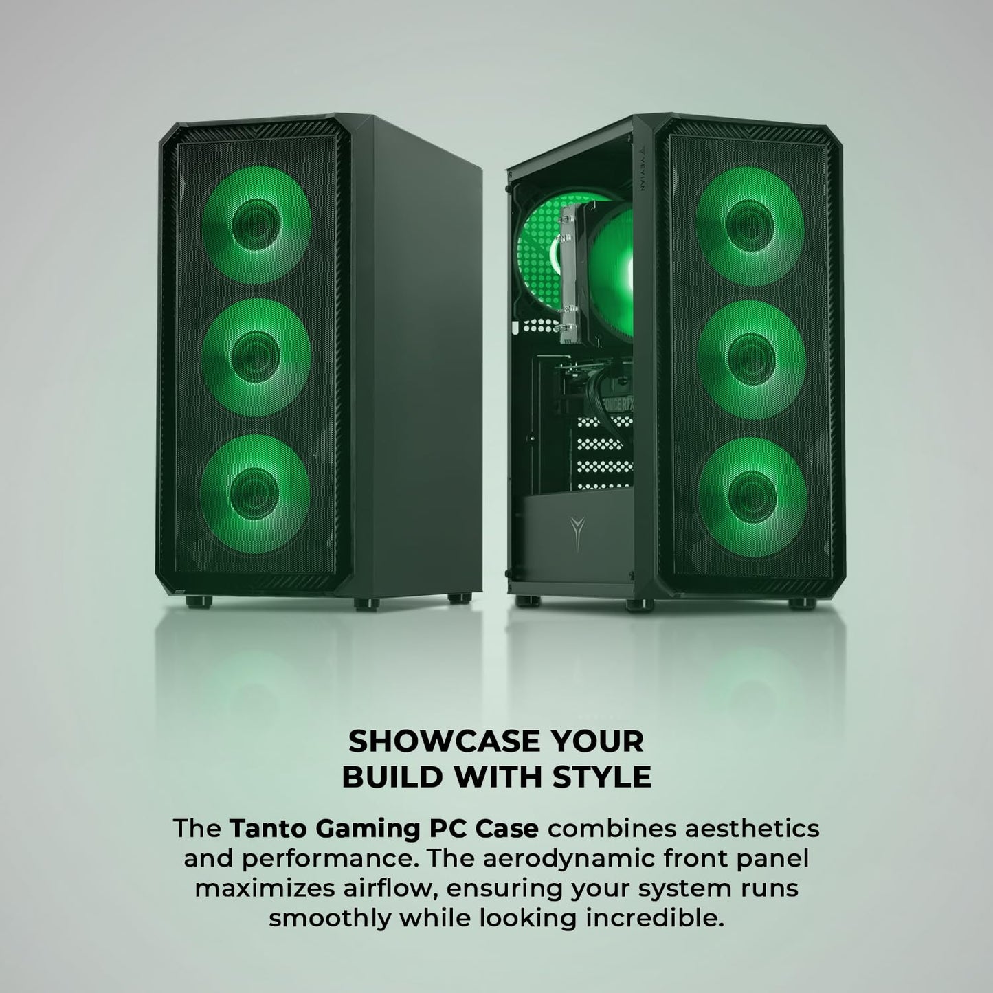 YEYIAN Tanto AI Gaming Desktop - AMD Ryzen 7 9700X 5.5 GHz | RTX 5070 12GB GDDR7 | 32GB DDR5 RGB 6000MHz | 2TB Gen4 NVMe SSD | B650 Wi-Fi | 750W 80+ Gold | Win 11 Home Pre Built Tower PC