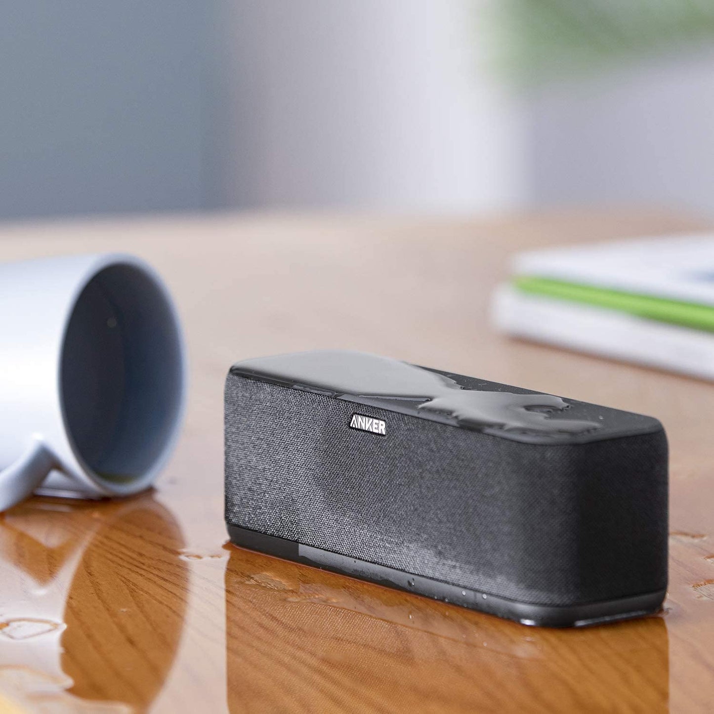 Anker Upgraded Soundcore Boost Bluetooth Speaker with Well-Balanced Sound, BassUp, 12H Playtime, USB-C, IPX7 Waterproof, Wireless Customizable EQ via App, Stereo Pairing, Portable Speaker for Music