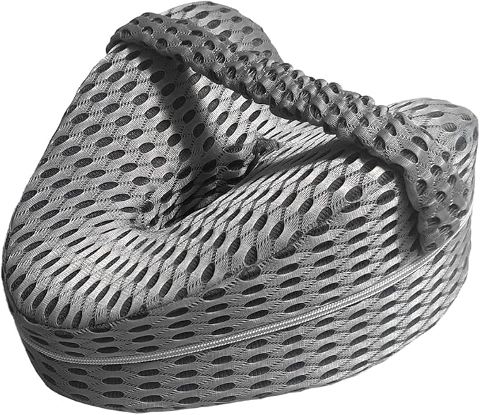 Leg & Knee Pillow for Side Sleepers โ Memory Foam Support Pillow with Strap, Soothing Relief for HIPS, Joints, Sciatica, Back