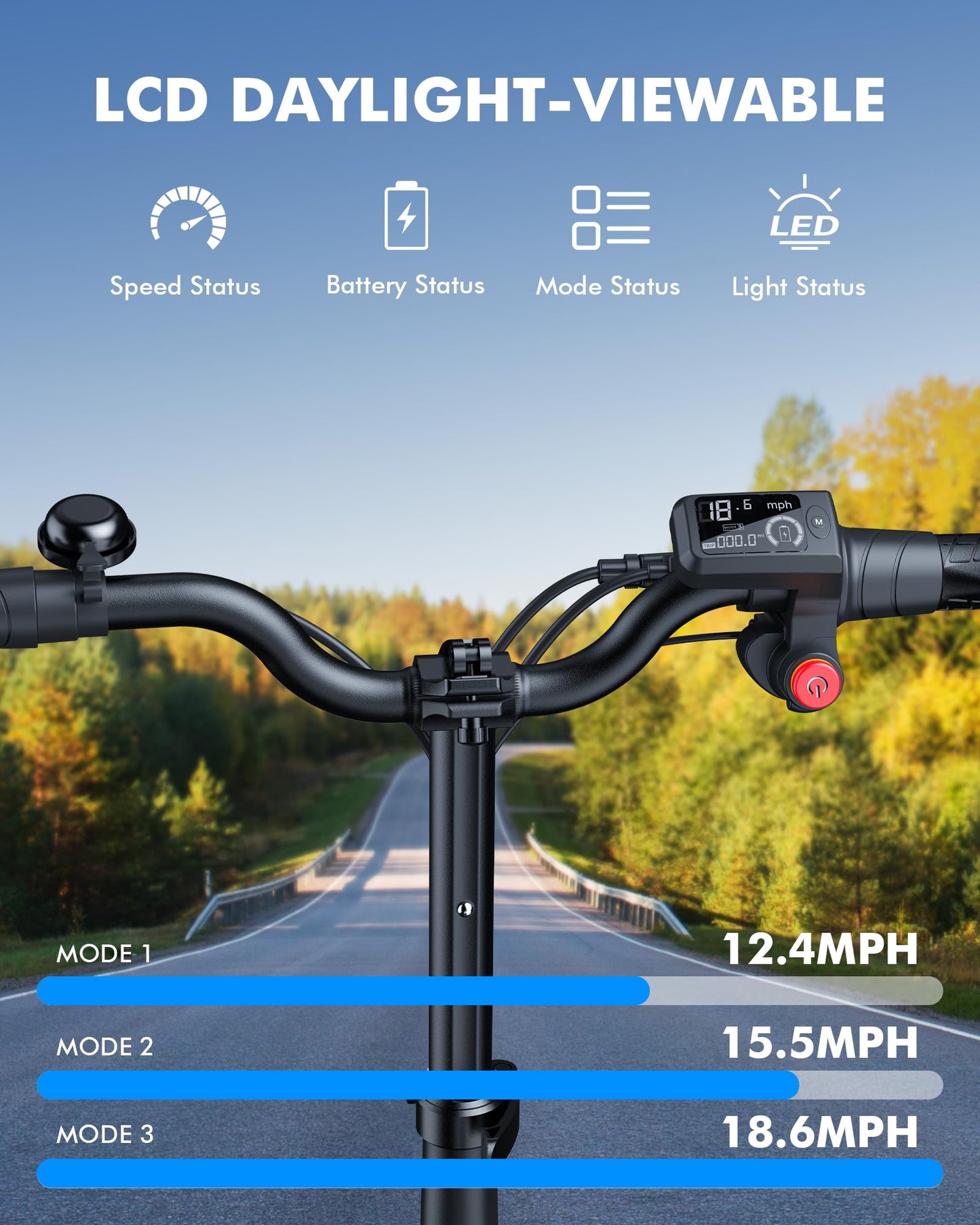 Gyroor C1 Plus Electric Scooter for Adults with Seat & Pet Basket - 30 Miles Range 650W Motor 48V 13.5Ah Battery 18.6MPH 14" Pneumatic Tires Foldable Design Shock Absorbers 300lbs Pet Bike, L73