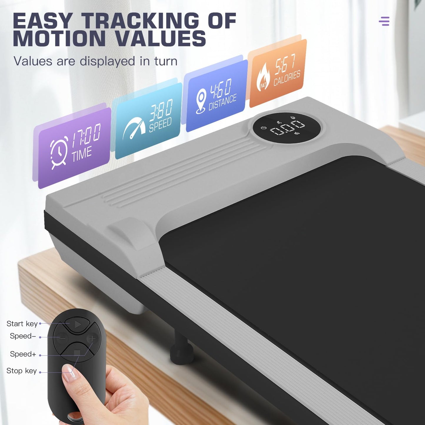 ANCHEER Under Desk Treadmill,3 in 1 Walking Pad Treadmill for Home,2.5HP Treadmill 300lb Capacity,Compact Treadmill with Remote Control,LED Touch Screen,Running Electric Machine