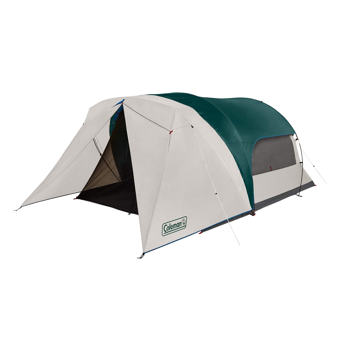 Coleman Cabin Camping Tent with Screened Porch 4/6 Person Weatherproof Tent with Enclosed Screened Porch Option Includes Rainfly Carry Bag Extra Storage and 10 Minute Setup