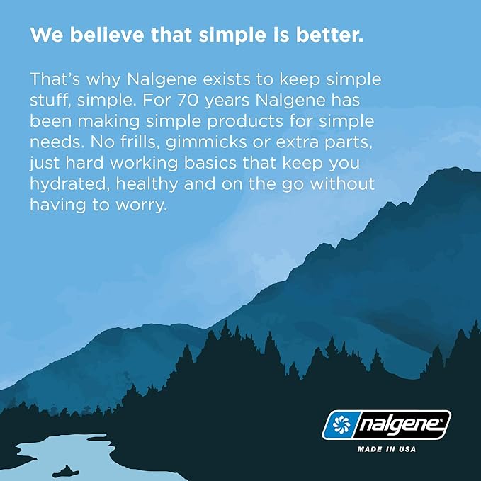 Nalgene Sustain Tritan BPA-Free MultiDrink Water Bottle Made with Material Derived from 50% Plastic Waste, 20 OZ, Clear