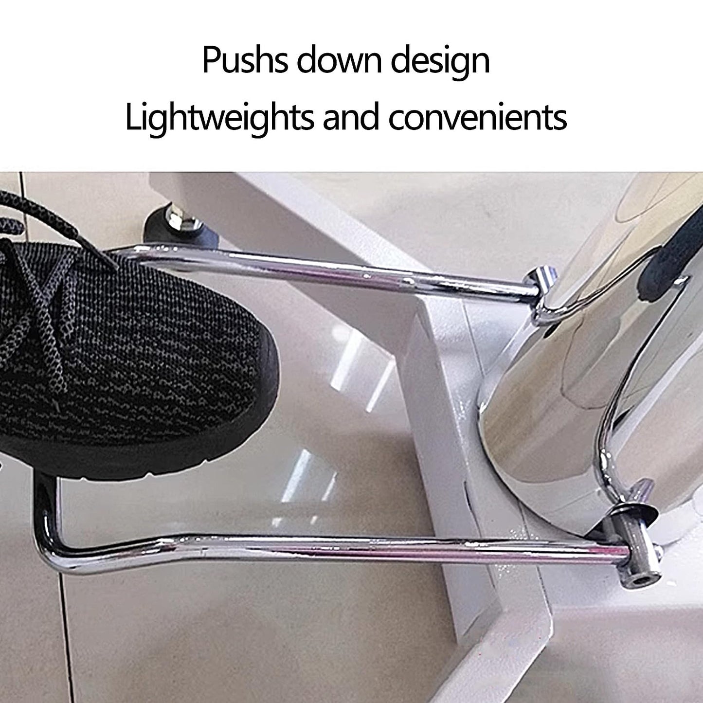 360°Swivel Dog Washing Station Hydraulic Lift Pet Grooming Table Heavy Duty Pet Grooming Table with Non-Slip Countertop Thickened Steel Frame Black and White