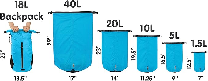 Skog Å Kust LiteSåk 2.0 Waterproof Ultralight Dry Bags & Backpacks