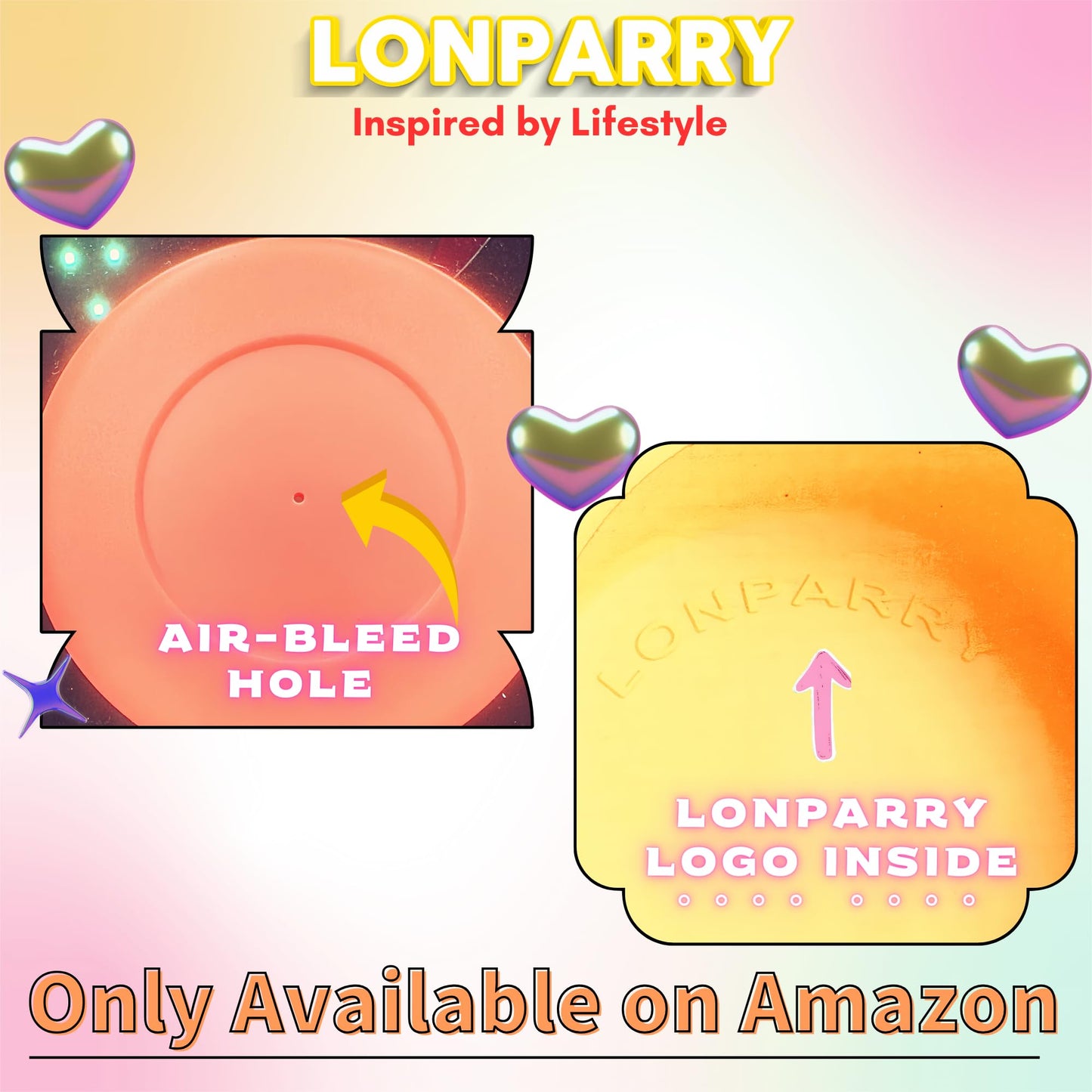 LONPARRY 4-Pack Silicone Boot for Stanley Cup Quencher IceFlow Rubber Bottom Sleeve Protector for Stanley Tumbler HydroFlask Bottle Bottom (Pink+Baby Pink+Clear Smoky Pink+Clear Peach Pink)