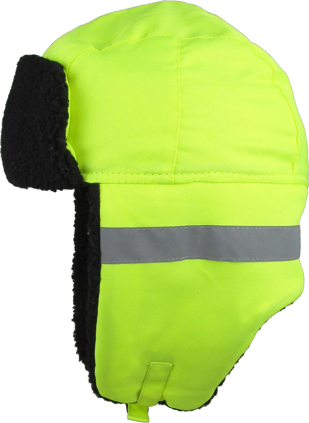 Hi Viz Trapper Warm Workwear Cold Windproof Winter Aviator Trooper Hunting Hat Ushanka Bike