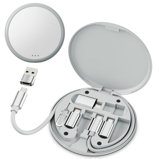 Basesailor USB Charging Adapter Kit Box,USB to USBC Adapter Set,1FT 100W Charger Cable,Type C to USB 3.0 OTG iOS Micro Multi Portable Travel Converter Storage Case for iPhone 16 15 Pro,Galaxy S25 S24