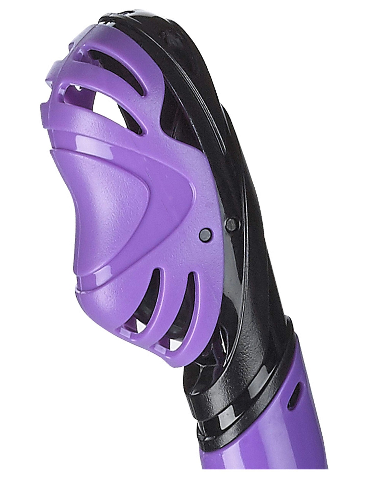 Phantom Aquatics Signature 2.0 Dry Snorkel | Adult Dry Top Easy-Breath Snorkel for Scuba Diving Freediving Snorkeling Swimming, with Comfortable Food-Grade Silicone Mouthpiece and Purge Valve- Purple