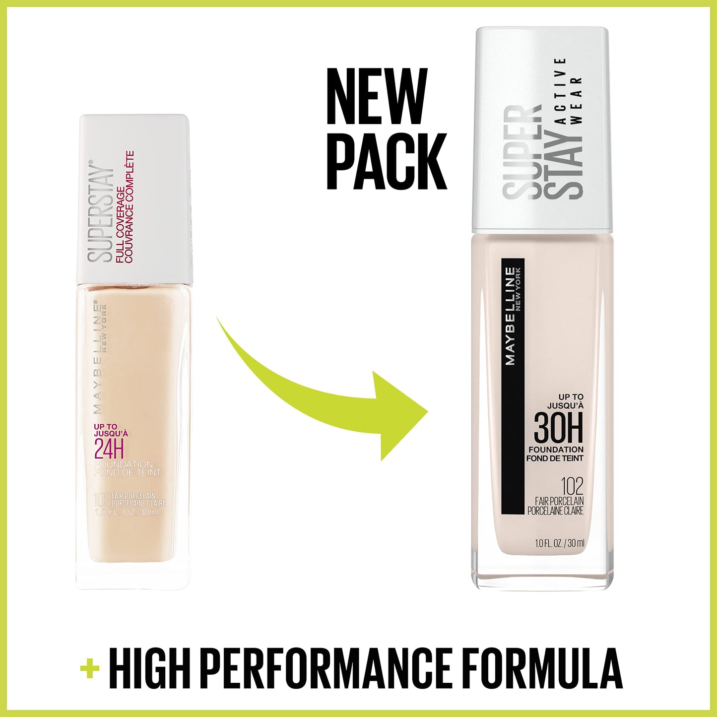 Maybelline Super Stay Full Coverage Liquid Foundation Active Wear Makeup, Up to 30Hr Wear, Transfer, Sweat & Water Resistant, Matte Finish, Sand Beige, 1 Count