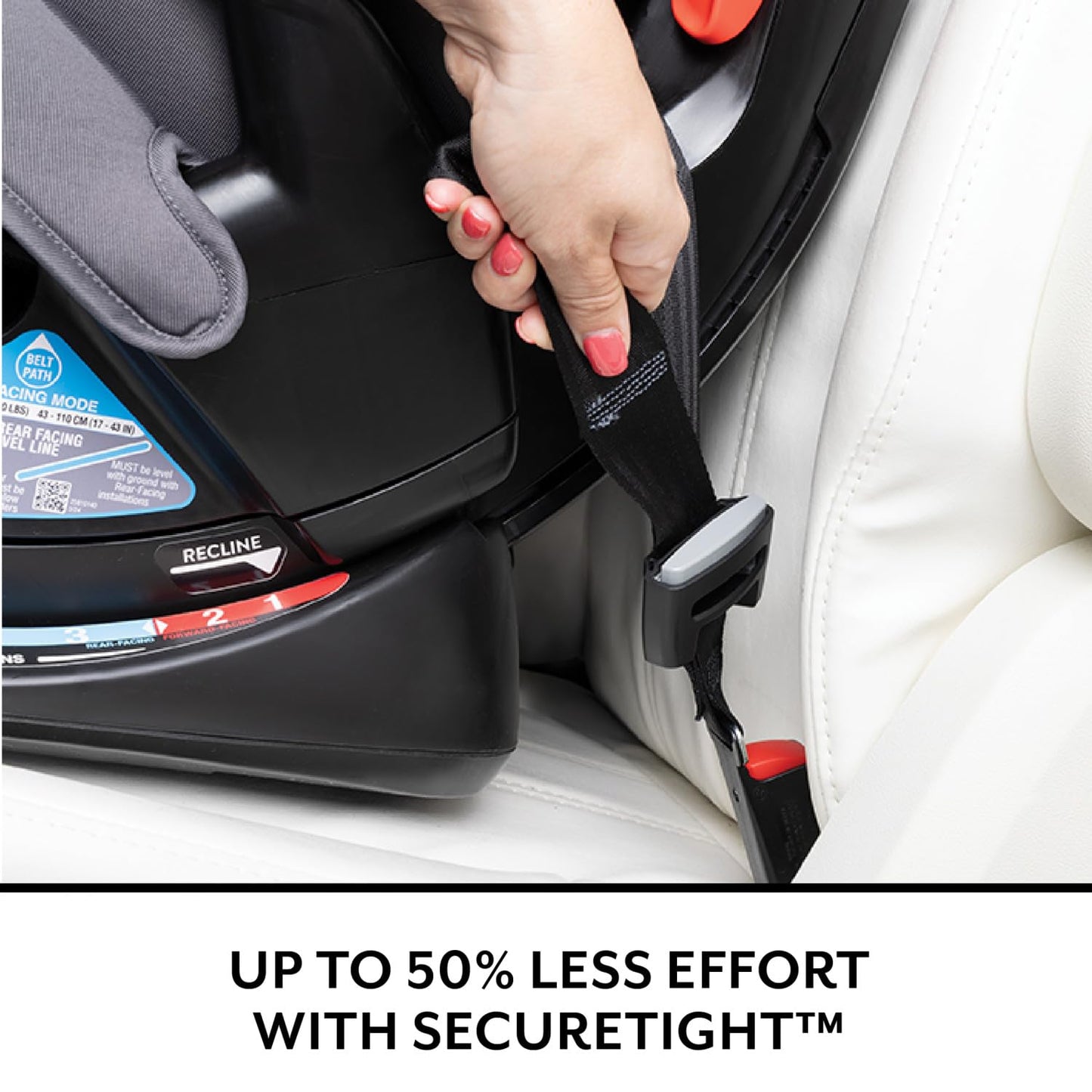 All4Stages Slim 4-in-1 Convertible Car Seat (Baldwin Gray)