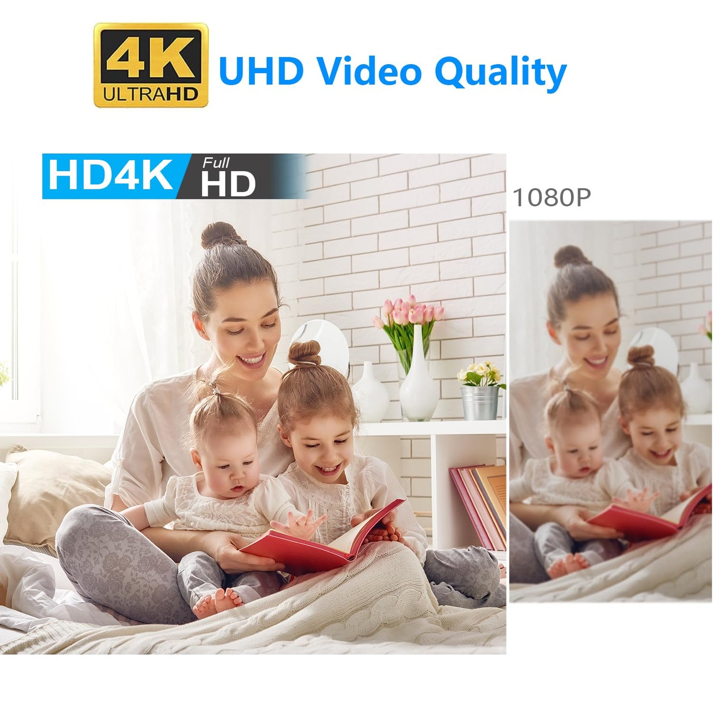 【Free 64G】 Smallest Wireless WiFi Battery Camera,Mini Spy Camera Detector with HD4K Video Recording Live Feed,Baby Monitor,Upgrade Night Vision,Motion Detection,Remote Viewing for Outdoor/Indoor