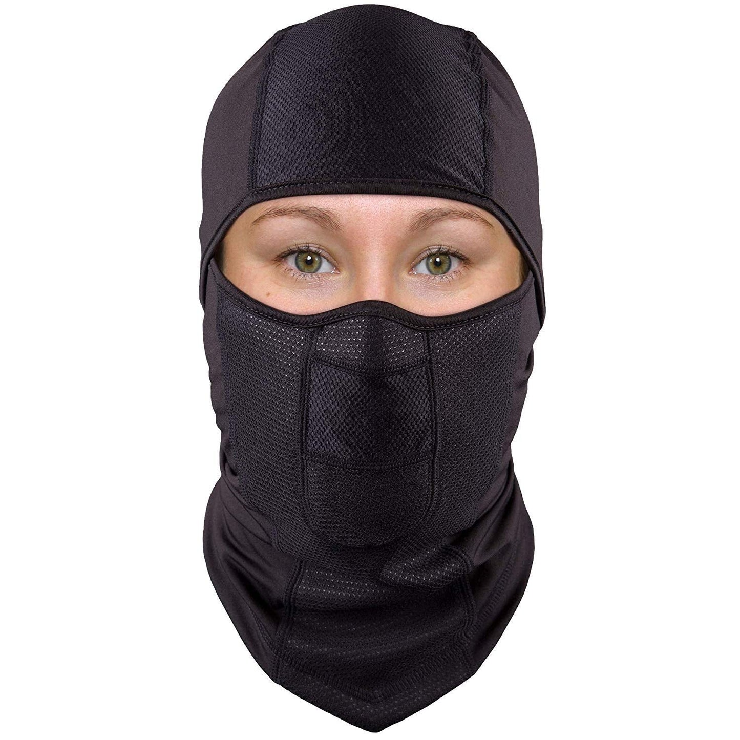 The Friendly Swede Balaclava Face Mask Men, Black Ski Mask for Men, Ski Mask for Women - Arctic - Black (1-Pack)