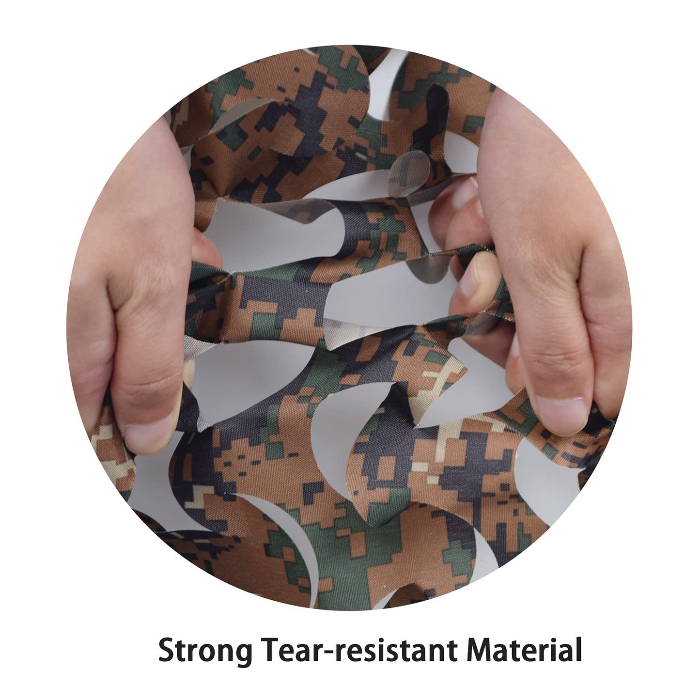 GRVCN Camo Netting Camouflage Net, Bulk Roll Sunshade Mesh Nets for Hunting Blind Shooting Military Theme Party Decorations